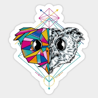 Geometric OWL Sticker